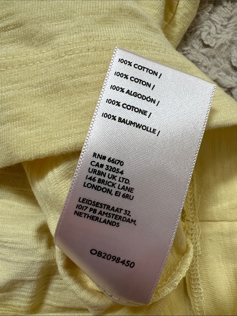 Maeve yellow Corey Crewneck boxy t-shirt, 100% cotton, Size Medium, NWT - Picture 7 of 16